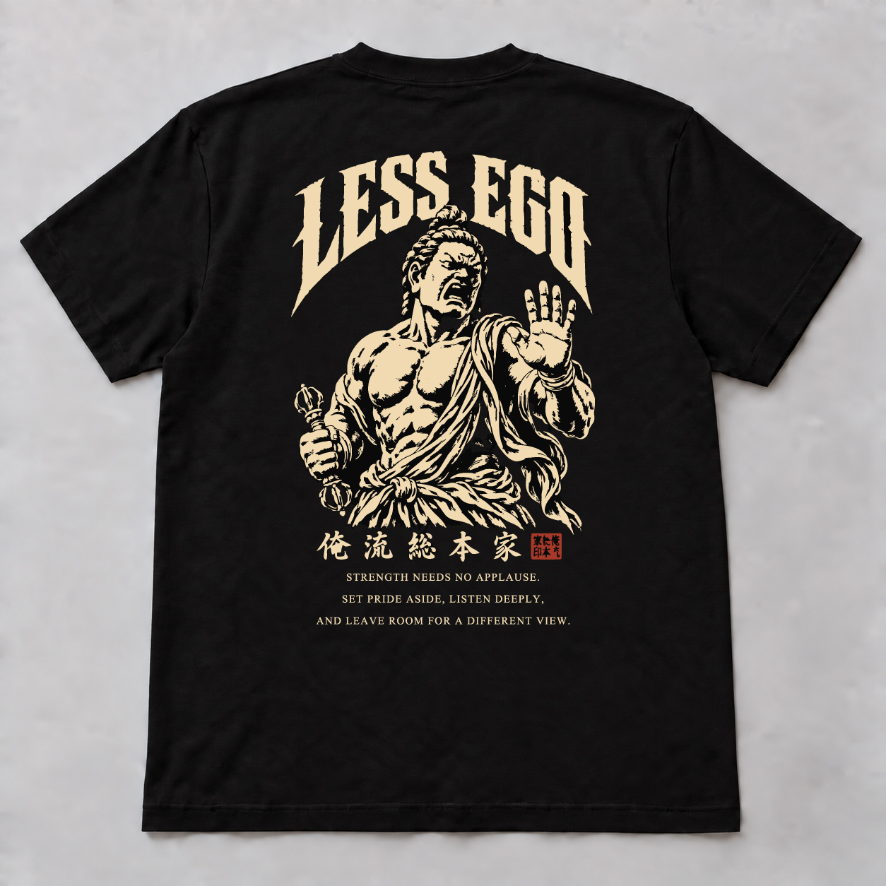 仁王（阿形） 背面 ブラック