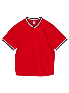 5927-01 4.1オンス ドライアスレチック ルーズフィット ラインリブ Tシャツ